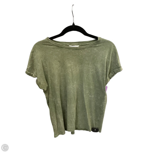 Top Short Sleeve By Time And Tru In Green, Size: S