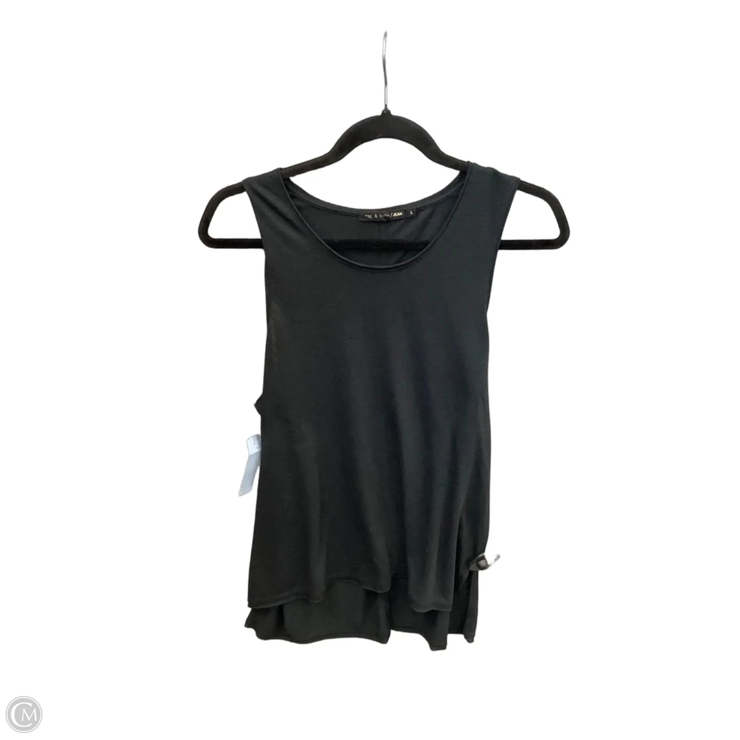 Top Sleeveless By Rag And Bone In Black, Size: L