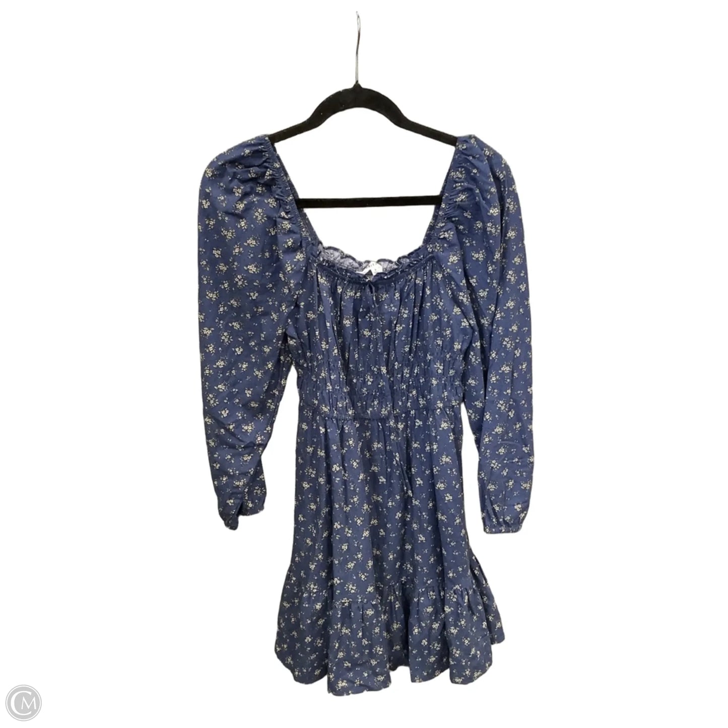 Dress Casual Midi By Celebrity Pink In Blue, Size: S