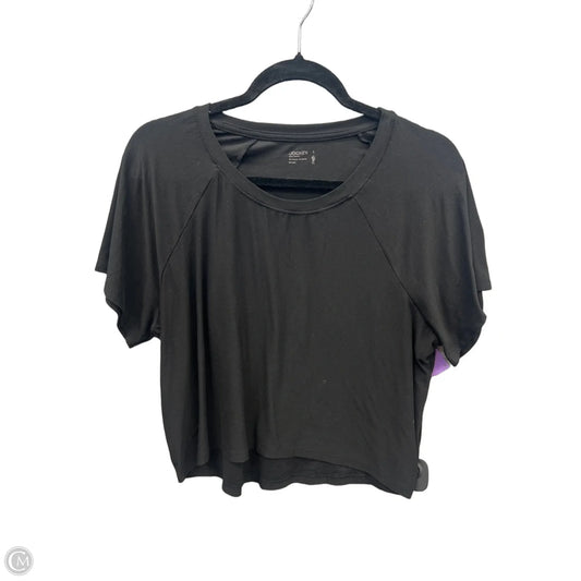 Athletic Top Short Sleeve By Jockey In Black, Size: L