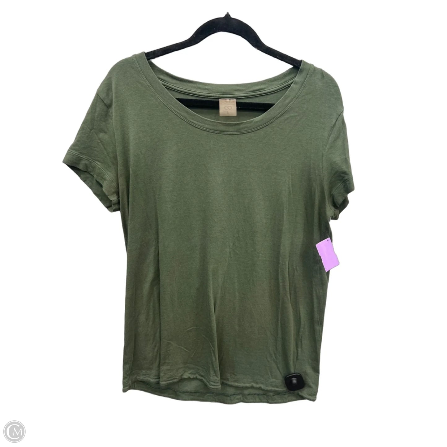 Athletic Top Short Sleeve By Calia In Green, Size: L