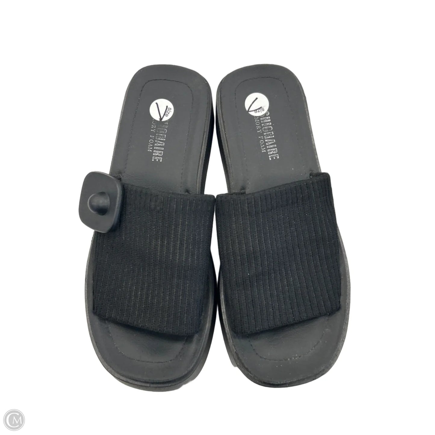 Sandals Flats By Cushionaire In Black, Size: 7