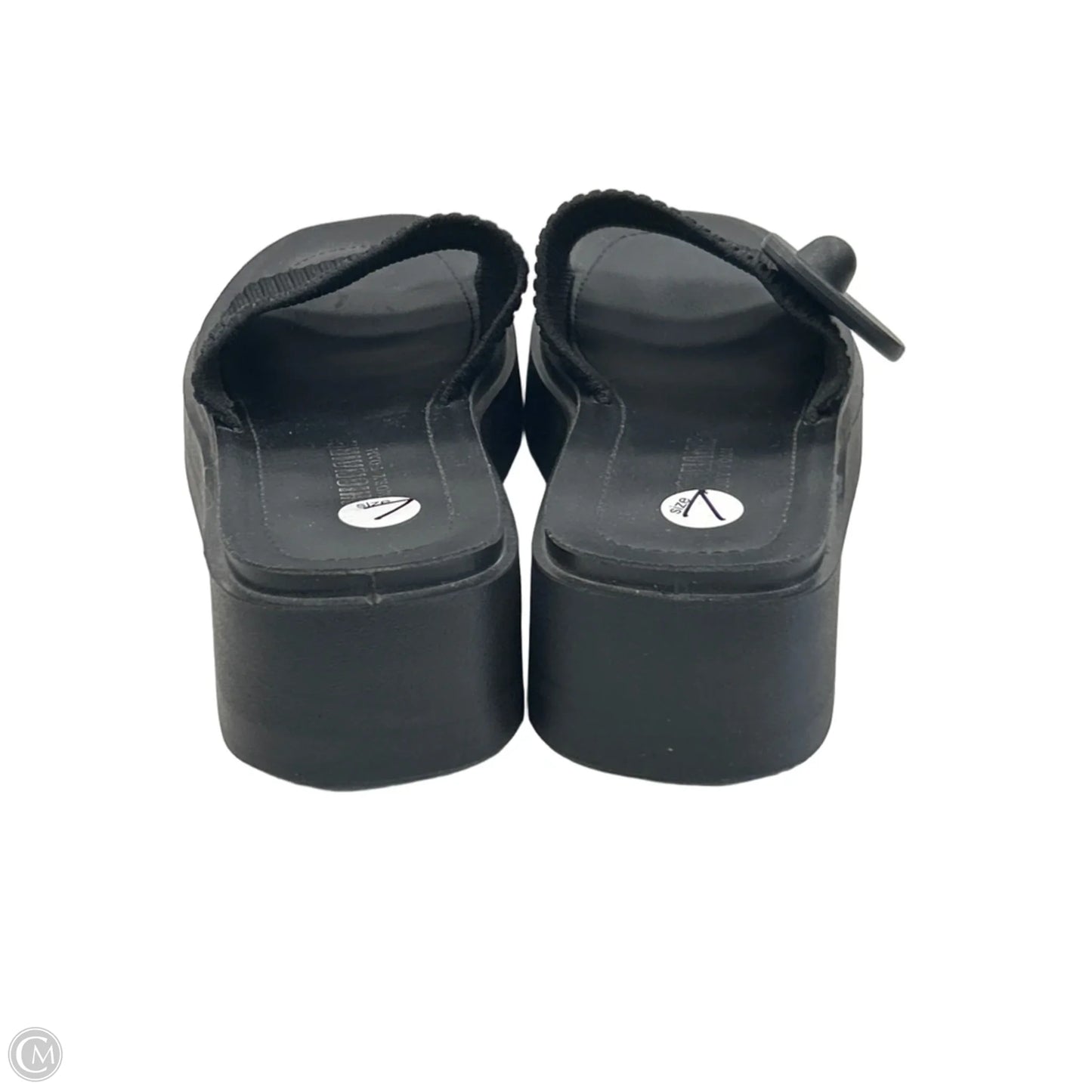 Sandals Flats By Cushionaire In Black, Size: 7