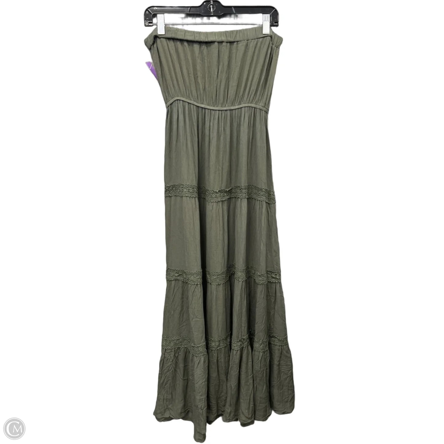 Dress Casual Maxi By Faded Rose In Green, Size: L