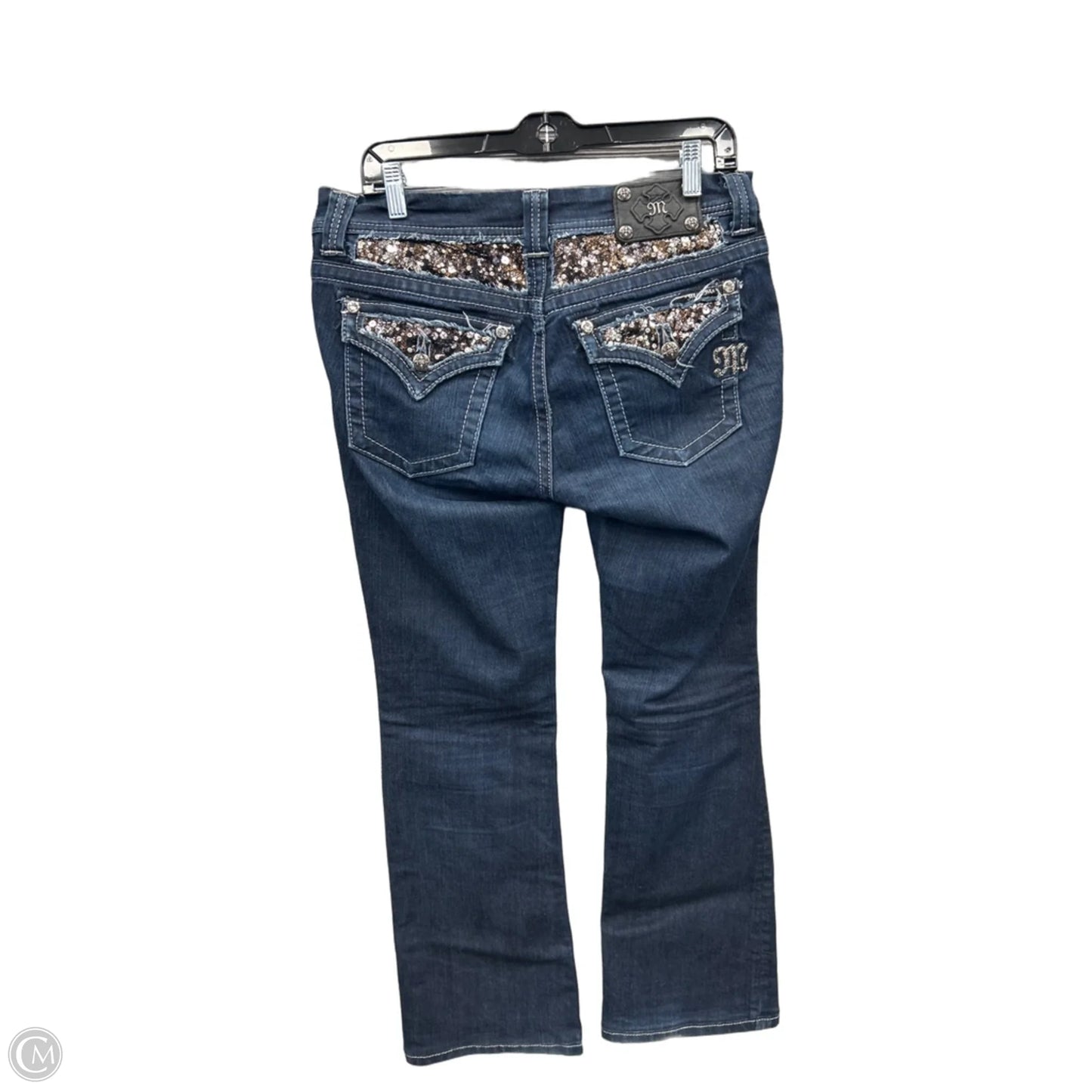Jeans Boot Cut By Miss Me In Blue Denim, Size: 8