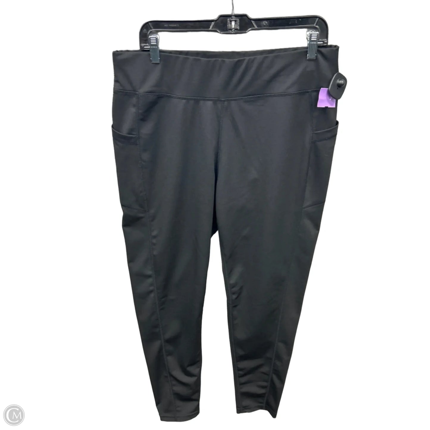 Athletic Leggings By Rag In Black, Size: 2x