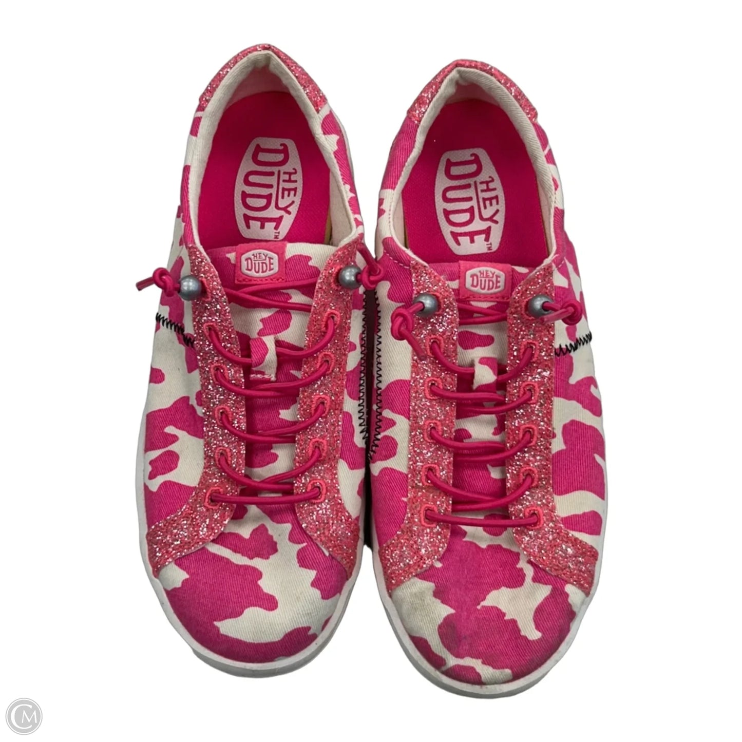 Shoes Flats By Hey Dude In Pink, Size: 8