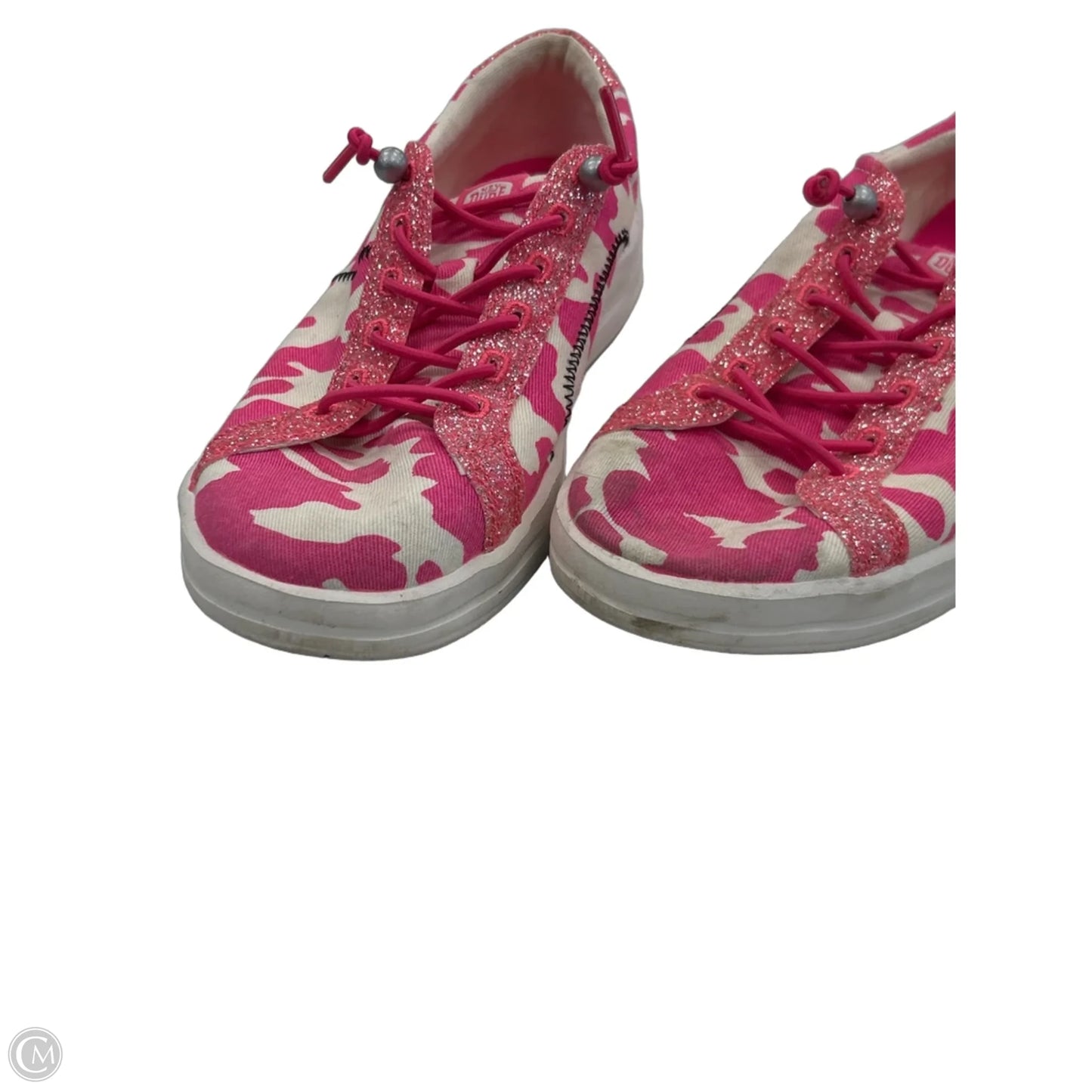 Shoes Flats By Hey Dude In Pink, Size: 8
