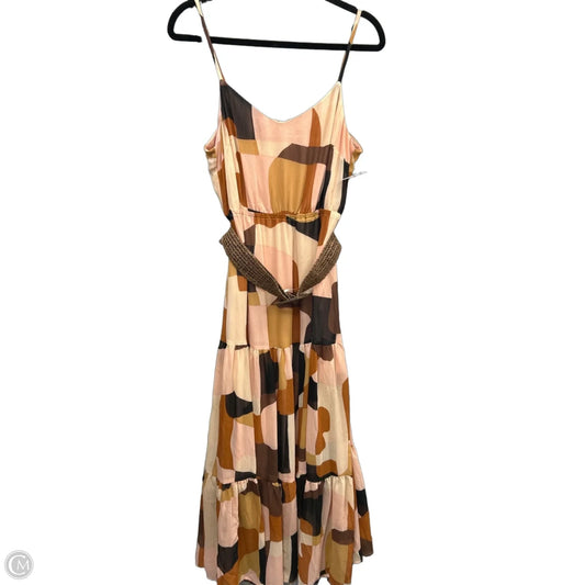 Dress Casual Midi By Anne Klein In Multi-colored, Size: S