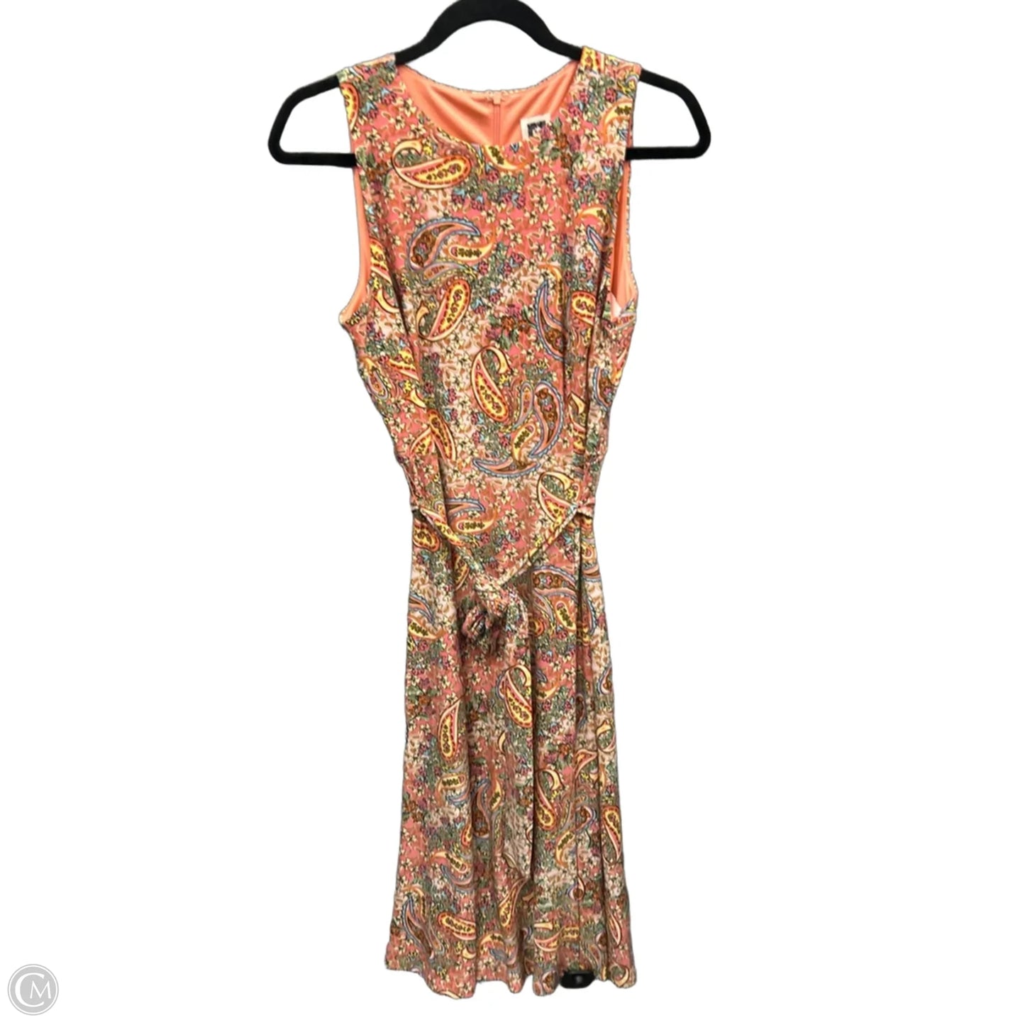 Dress Casual Midi By Anne Klein In Orange, Size: S