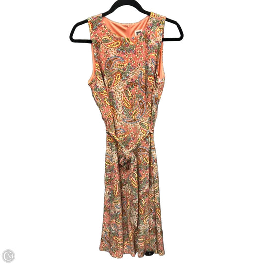 Dress Casual Midi By Anne Klein In Orange, Size: S