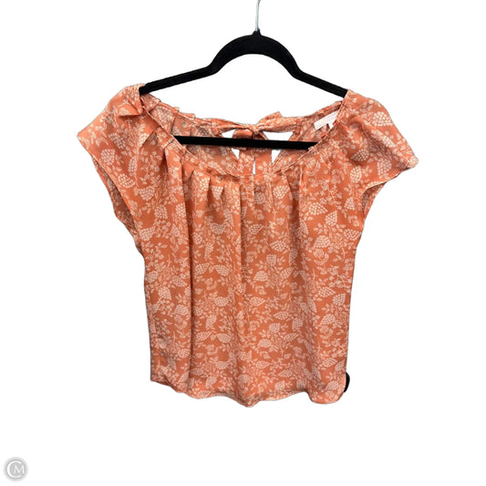 Blouse Short Sleeve By Lc Lauren Conrad In Pink, Size: S
