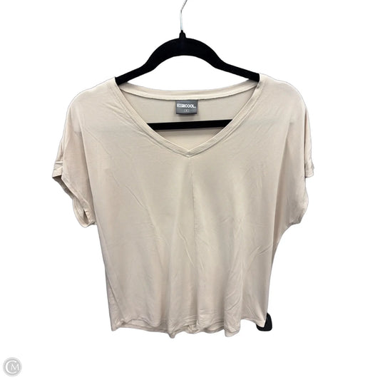 Athletic Top Short Sleeve By 32 Degrees In Cream, Size: S