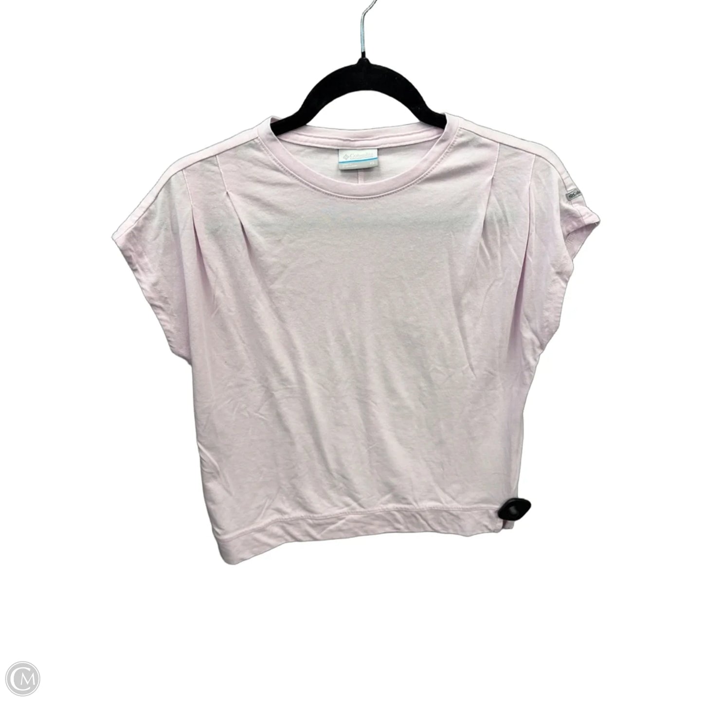Athletic Top Short Sleeve By Columbia In Pink, Size: Xs