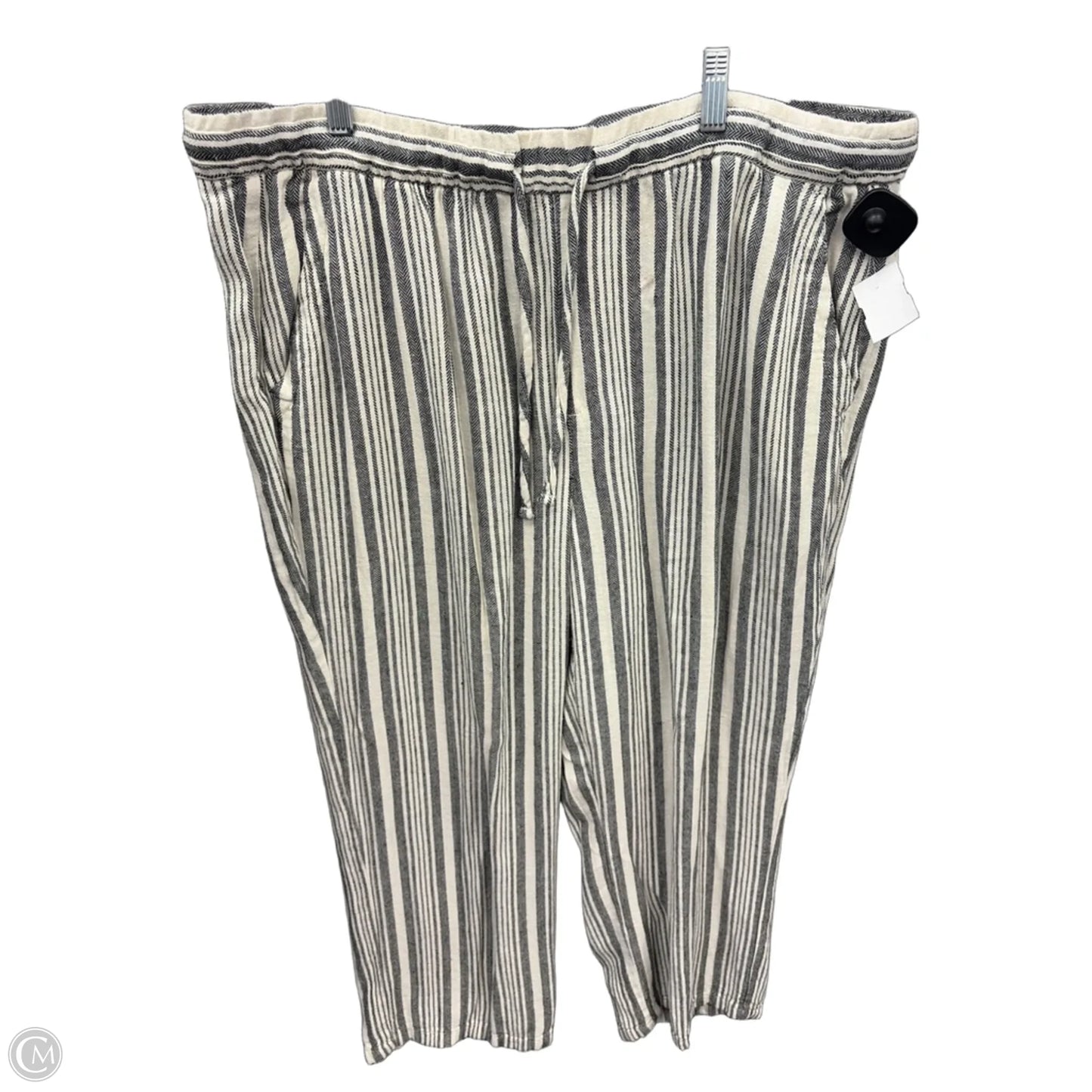 Pants Wide Leg By Old Navy In Striped Pattern, Size: 14