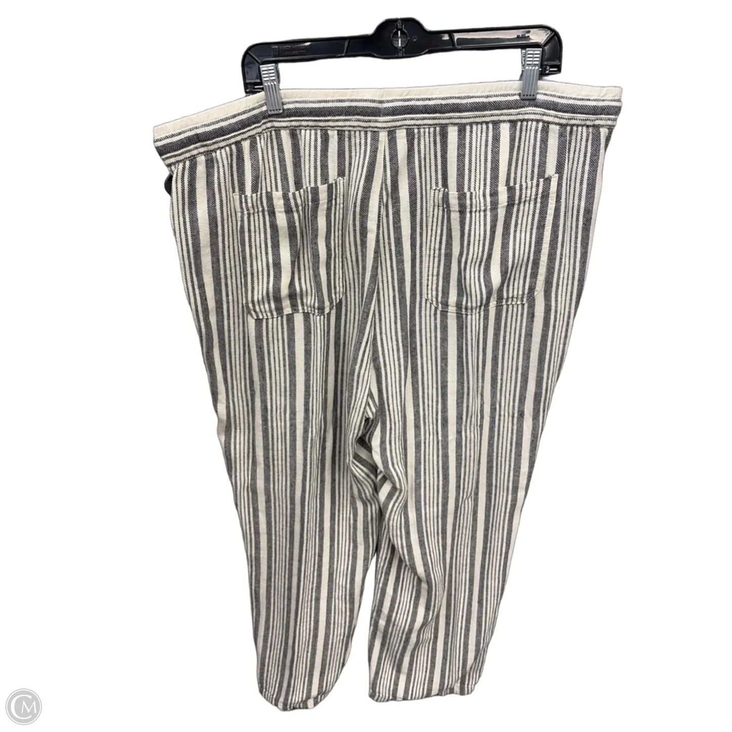 Pants Wide Leg By Old Navy In Striped Pattern, Size: 14