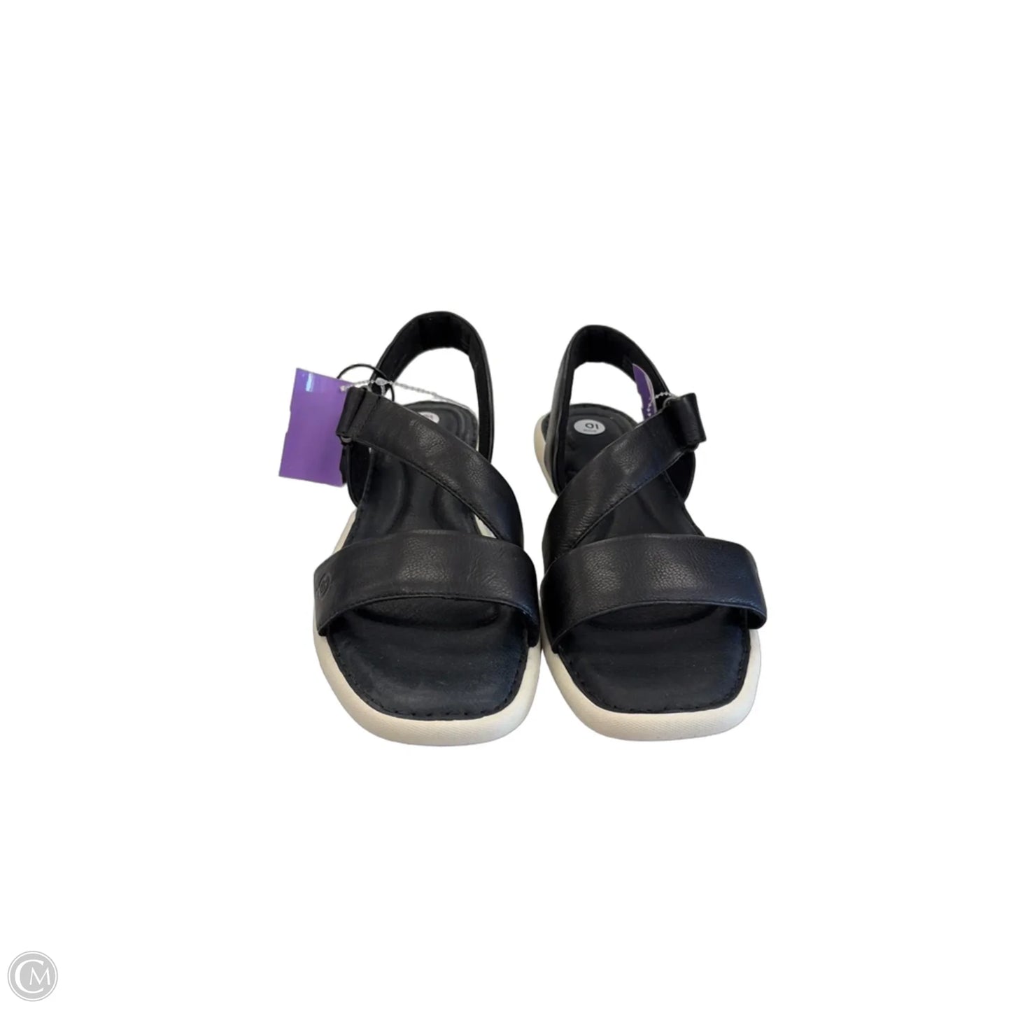 Sandals Flats By Born In Black, Size: 10