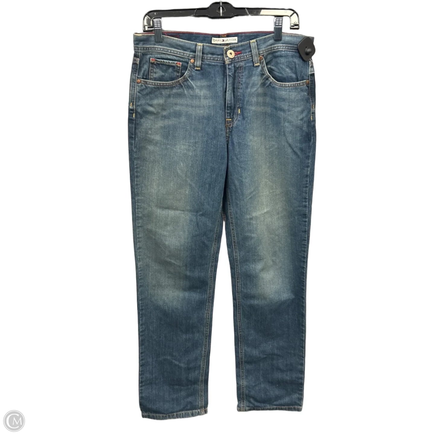 Jeans Straight By Tommy Hilfiger In Blue Denim, Size: 8
