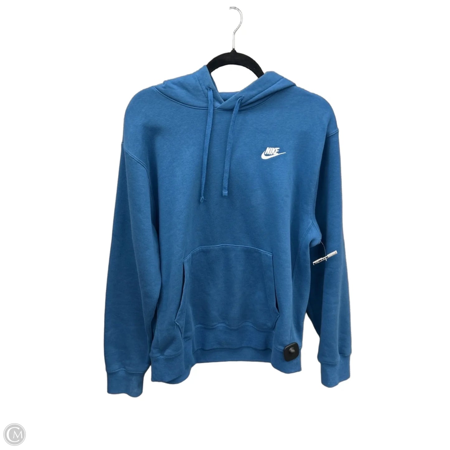 Athletic Sweatshirt Hoodie By Nike Apparel In Blue, Size: M