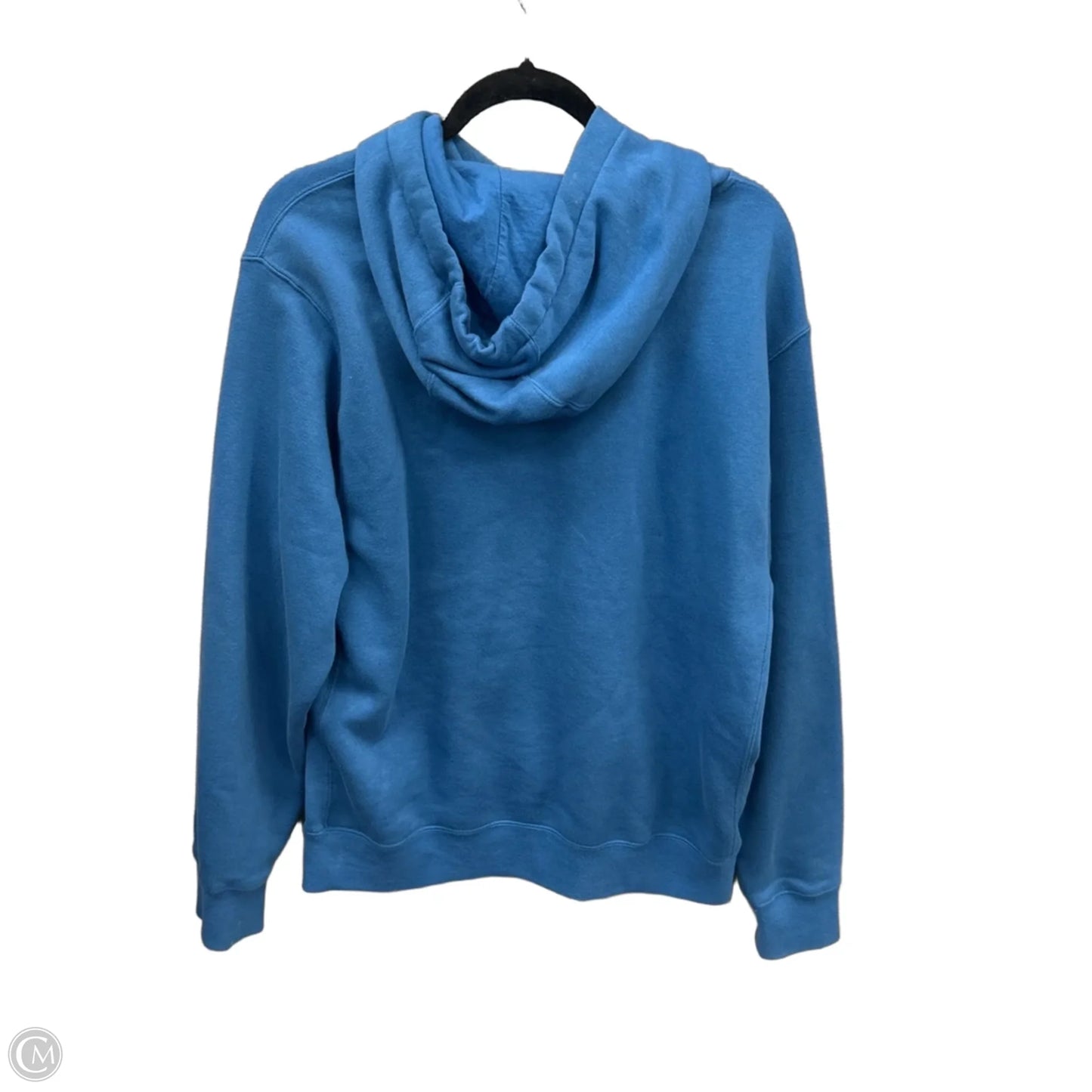 Athletic Sweatshirt Hoodie By Nike Apparel In Blue, Size: M