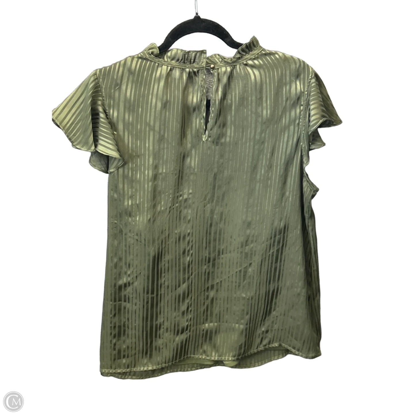 Blouse Short Sleeve By Ophelia Roe In Green, Size: L