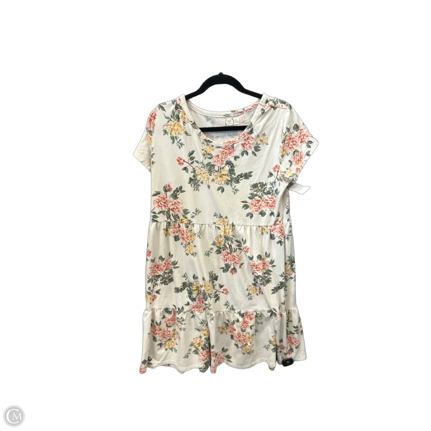 Dress Casual Midi By Maurices In Cream, Size: Xl