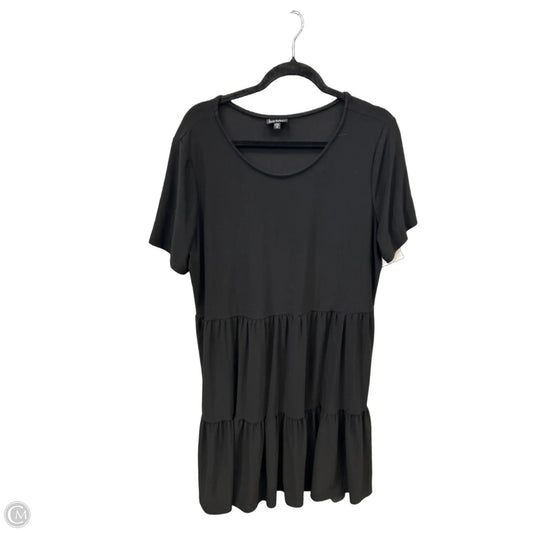 Dress Casual Midi By Nicole By Nicole Miller In Black, Size: 1x