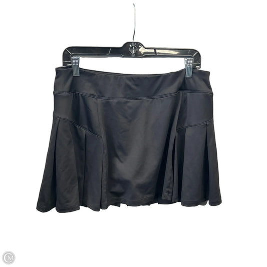 Athletic Skort By Tek Gear In Black, Size: L