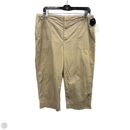 Capris By Gloria Vanderbilt In Green, Size: 16