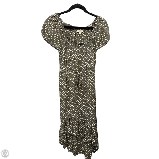Dress Casual Midi By Style And Company In Green, Size: S