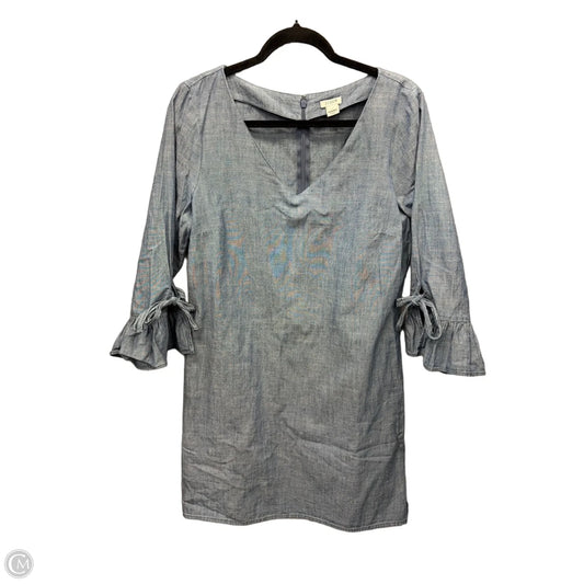 Dress Casual Midi By J. Crew In Blue, Size: M