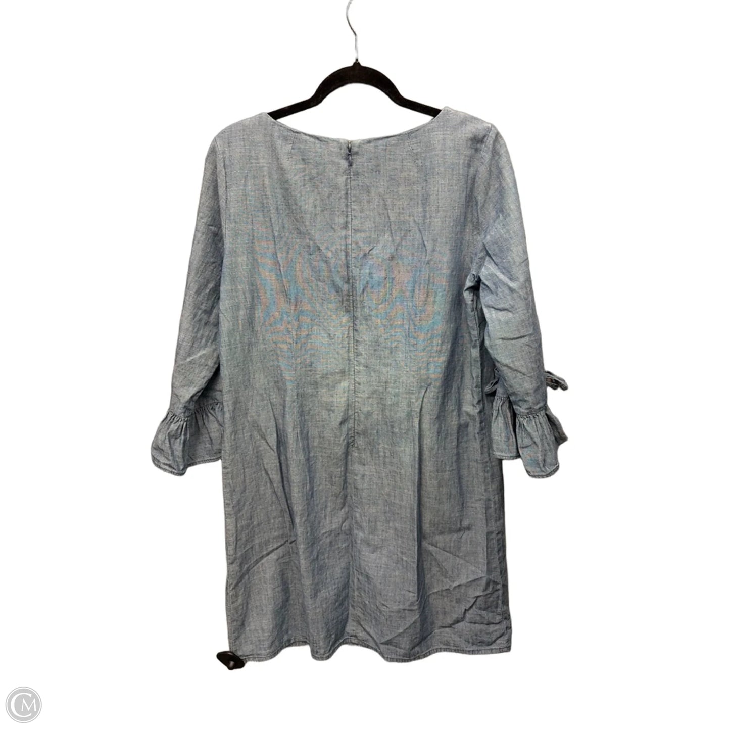 Dress Casual Midi By J. Crew In Blue, Size: M