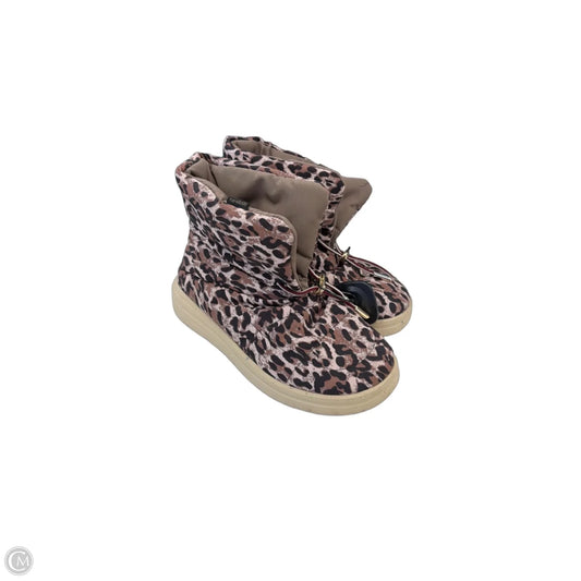 Boots Snow By Hey Dude In Animal Print, Size: 6.5