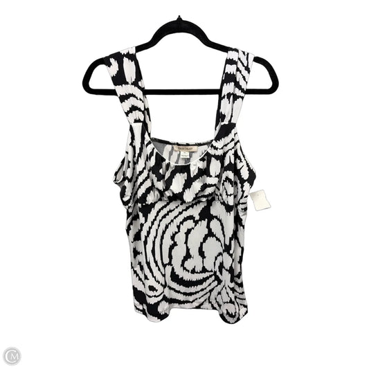 Top Sleeveless By White House Black Market In Black & White, Size: Xl