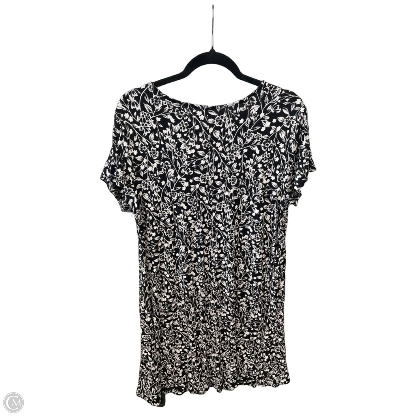 Dress Casual Midi By Old Navy In Black & White, Size: Xl