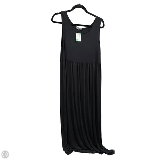 Dress Casual Maxi By Clothes Mentor In Black, Size: L
