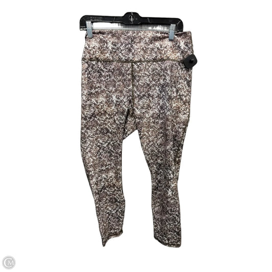 Athletic Leggings By Fabletics In Brown, Size: Xl