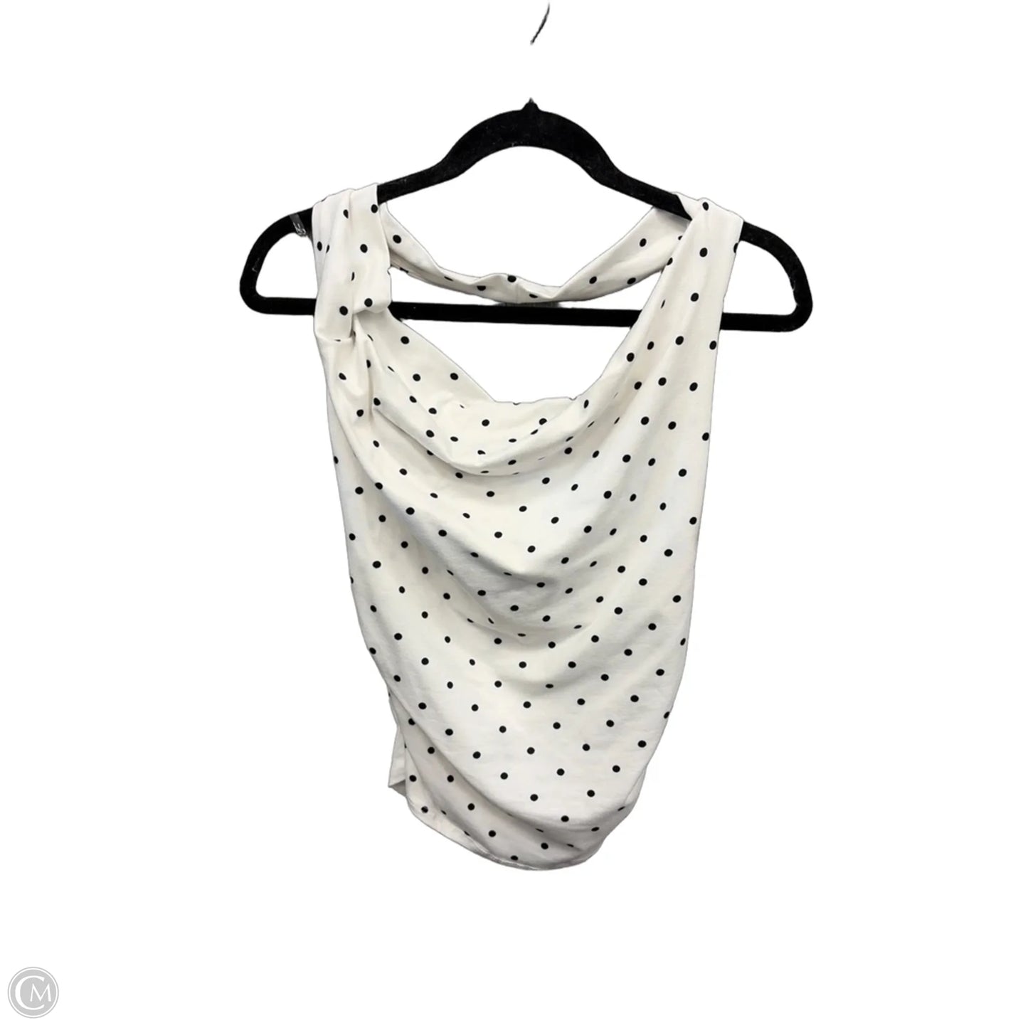 Top Sleeveless By Timing In Polkadot Pattern, Size: L