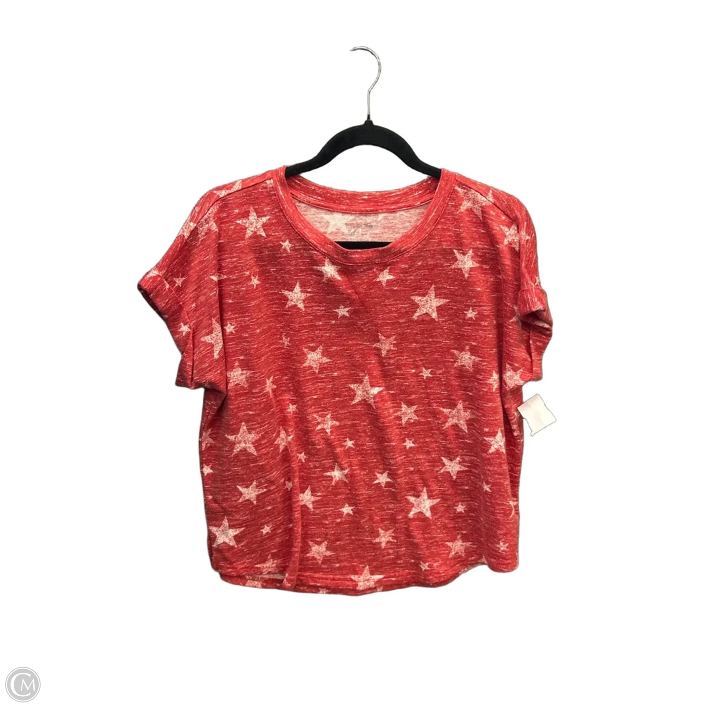 Top Short Sleeve By Maurices In Red, Size: M