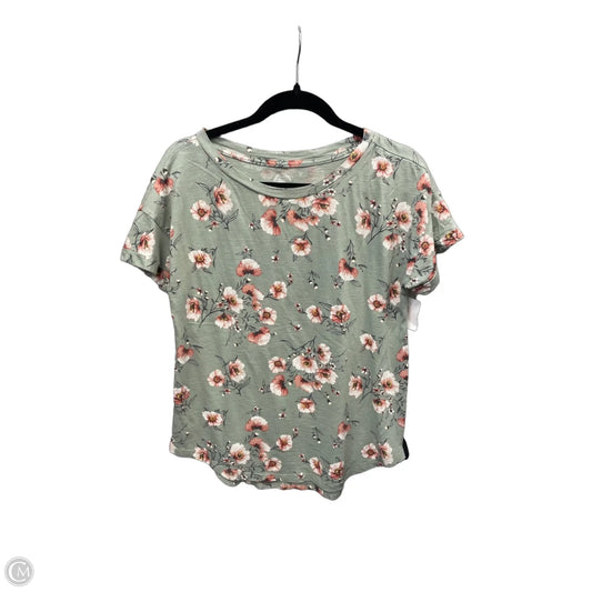 Top Short Sleeve By Maurices In Green, Size: M