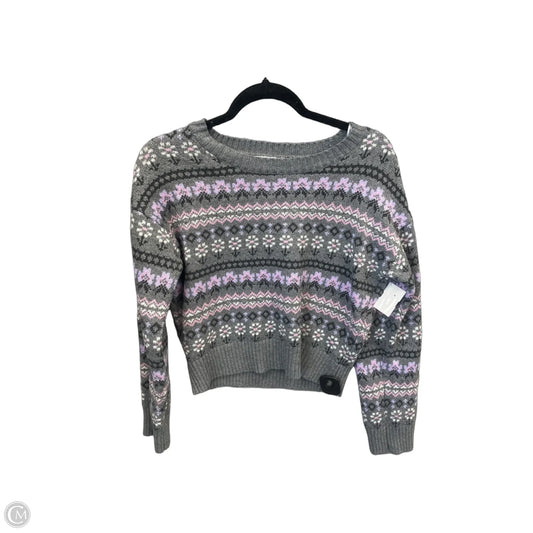 Sweater By Clothes Mentor In Grey, Size: L