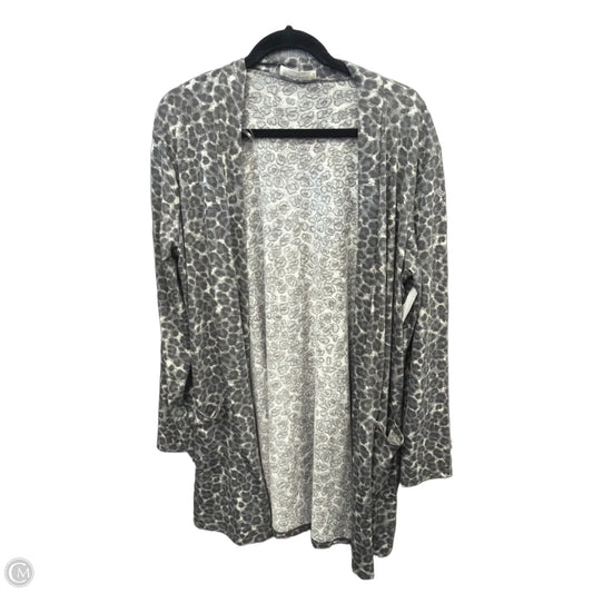 Cardigan By Zenana In Animal Print, Size: 1x