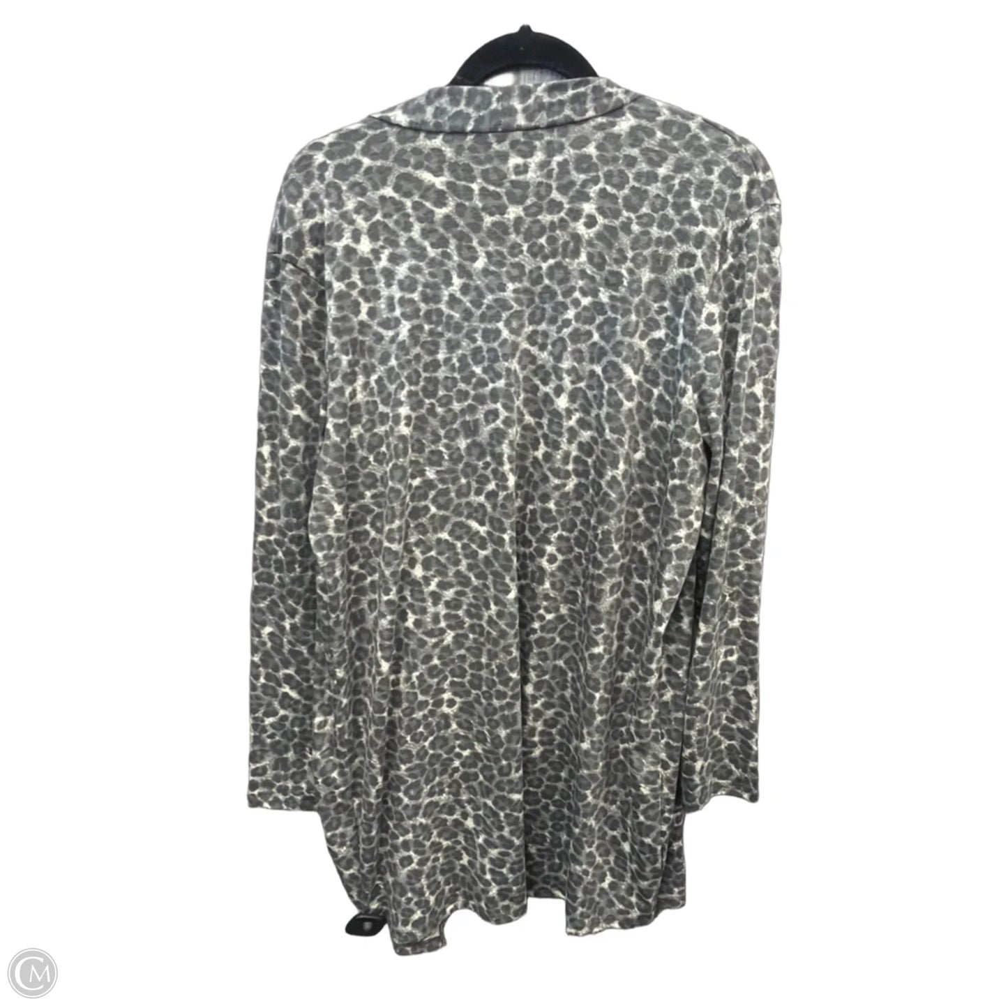 Cardigan By Zenana In Animal Print, Size: 1x