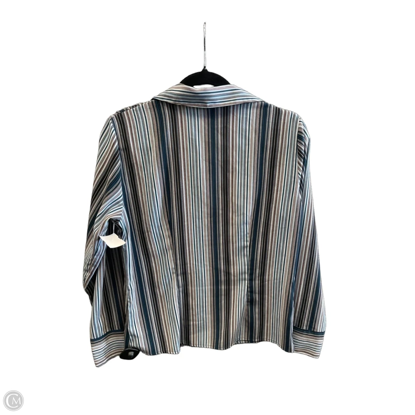 Top Long Sleeve By East 5th In Striped Pattern, Size: M