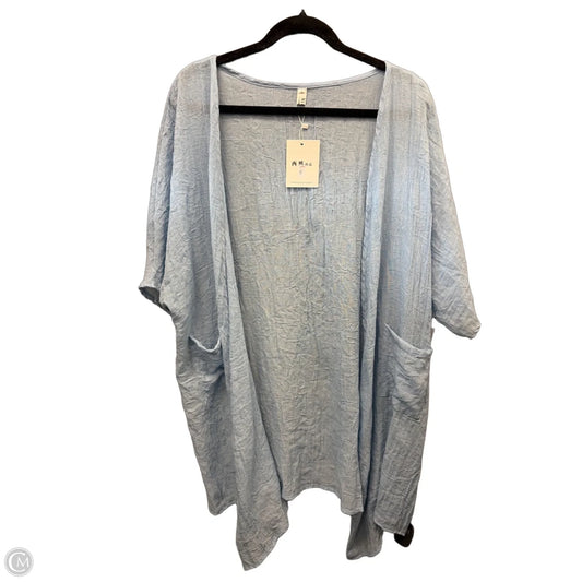 Kimono By Clothes Mentor In Blue, Size: L