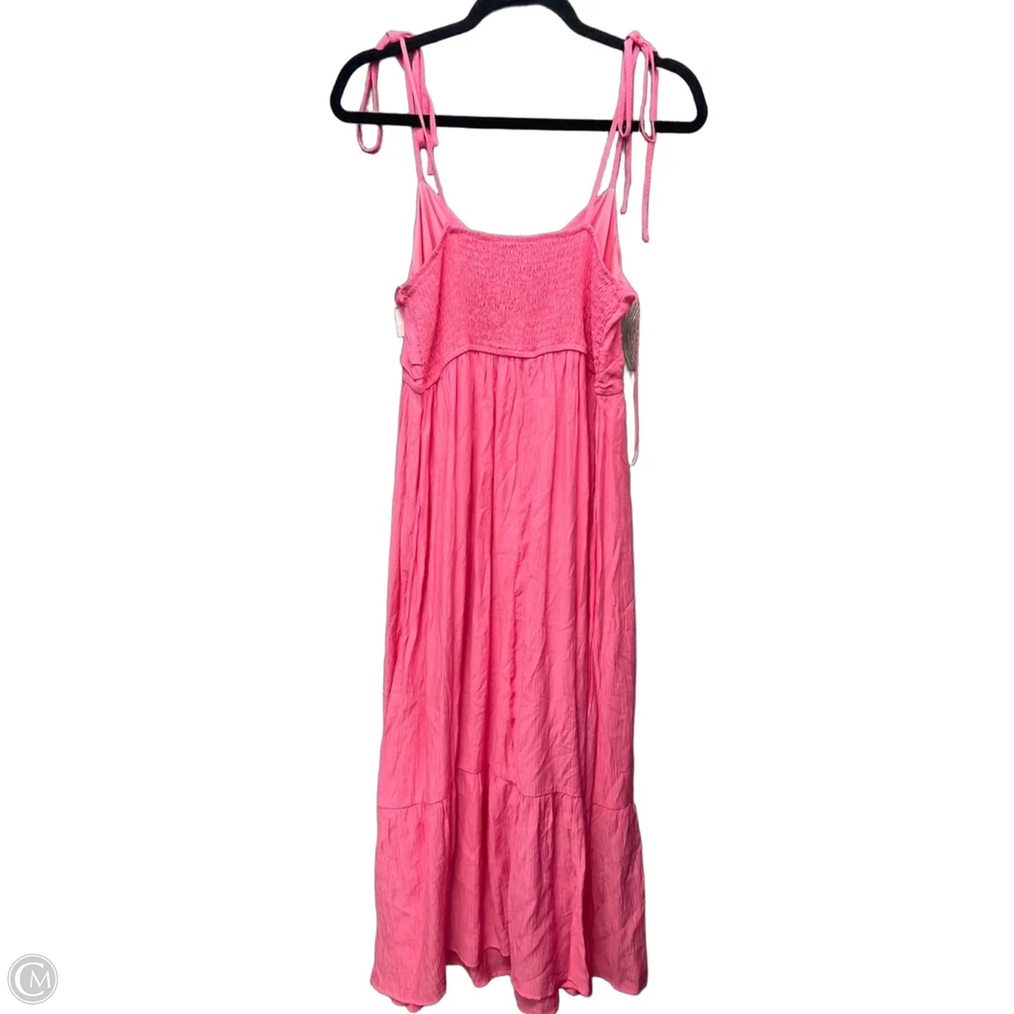 Dress Casual Midi By Blu Pepper In Pink, Size: Xl