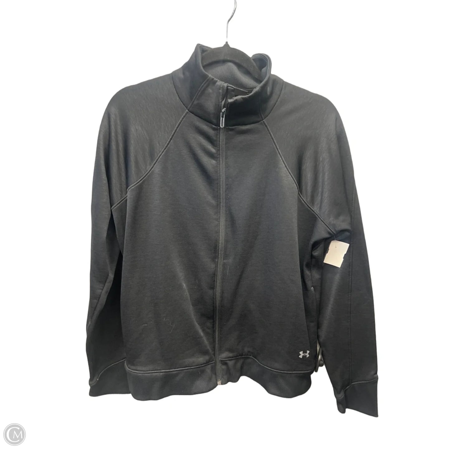 Athletic Sweatshirt Collar By Under Armour In Black, Size: L