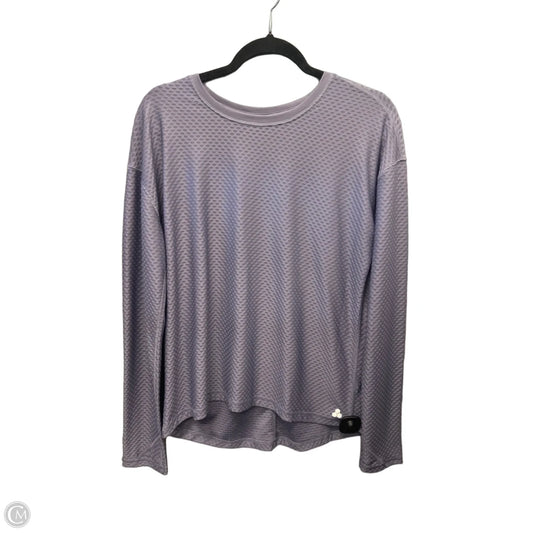 Athletic Top Long Sleeve Crewneck By Tek Gear In Purple, Size: M