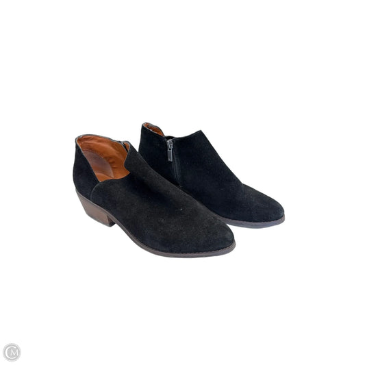 Boots Ankle Flats By Lucky Brand In Black, Size: 7.5