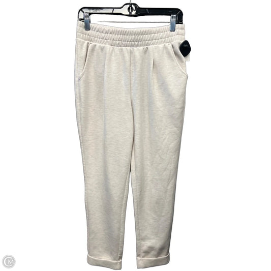 Athletic Pants By Yogalicious In Cream, Size: M